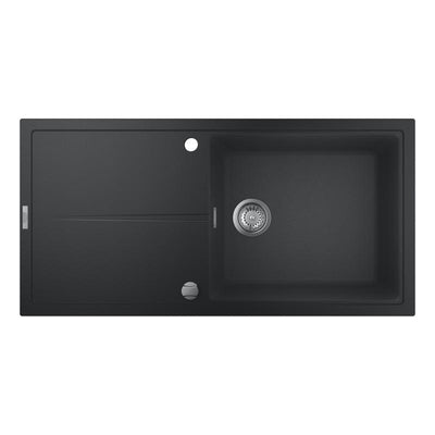 Grohe K400 Single Bowl Kitchen Sink with Drainer - Letta London - 