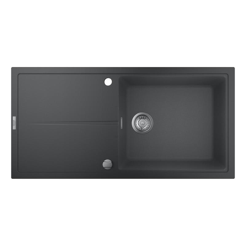 Grohe K400 Single Bowl Kitchen Sink with Drainer - Letta London - 
