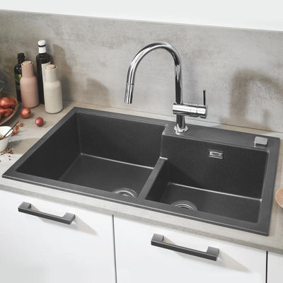 Grohe K500 Composite Double Kitchen Sink - Letta London - 