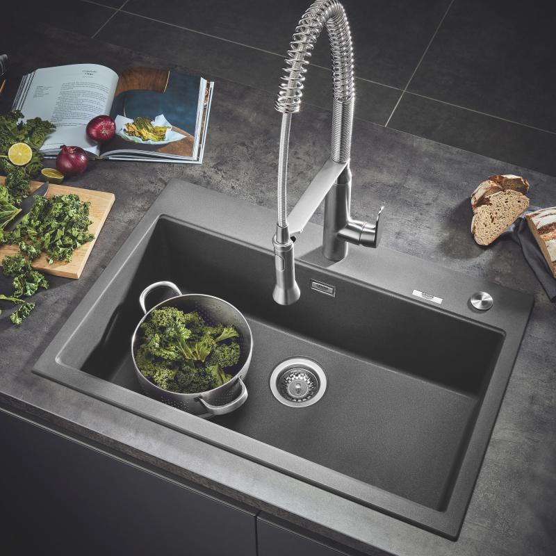 Grohe K700 Drop-In Composite Kitchen Sink | Large - Letta London - 