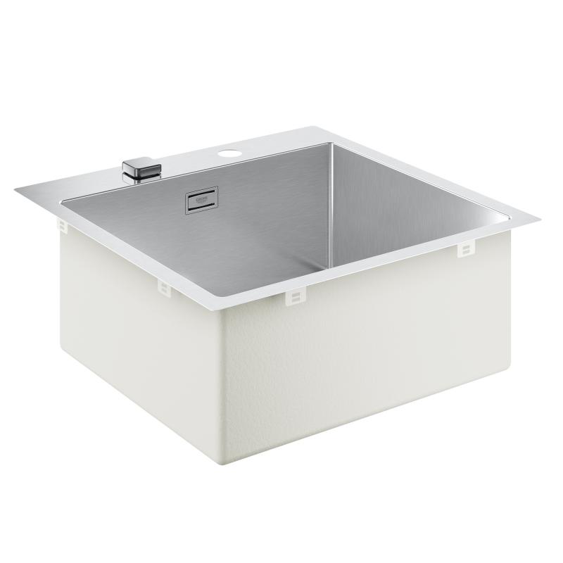 Grohe K800 Drop-In Stainless Steel Kitchen Sink, Flush-Mounted - Letta London - 