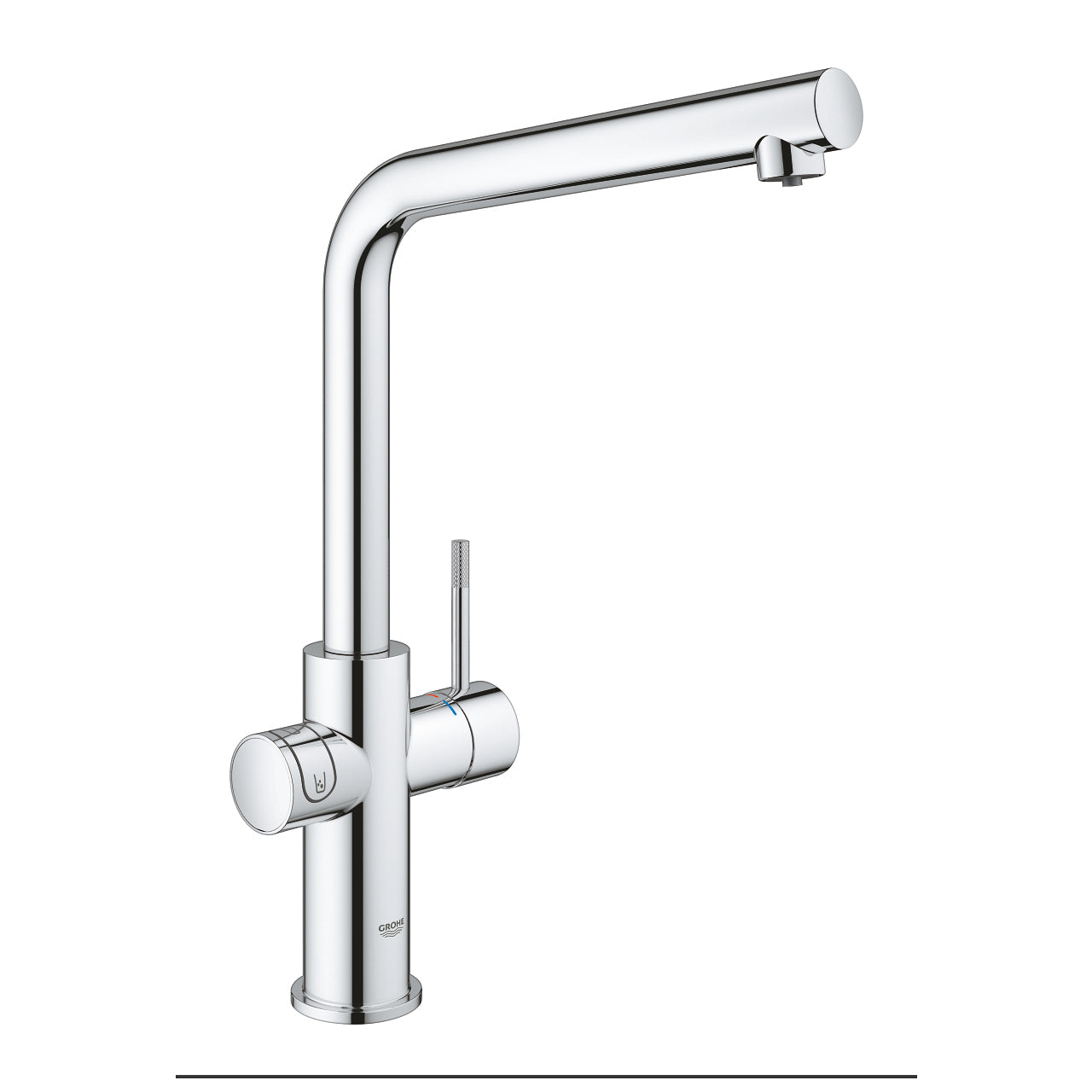 Grohe L-spout Kitchen Mixer Tap with Filter Function - Letta London - Kitchen Filter Taps