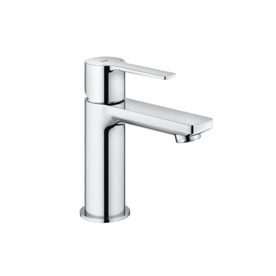 Grohe Lineare single lever basin fitting, XS size with Push-Open waste valve, chrome
