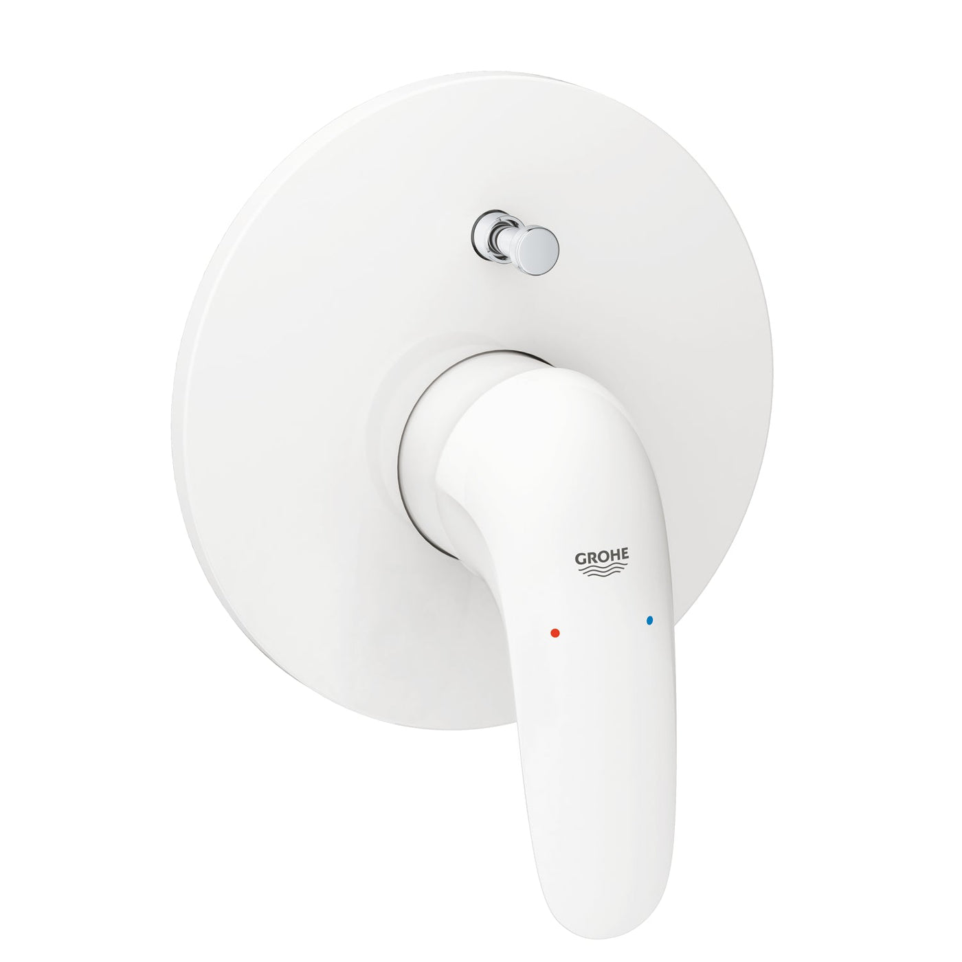 Grohe Moon White Eurostyle Single-lever bath/shower mixer trim - Letta London - Thermostatic Showers