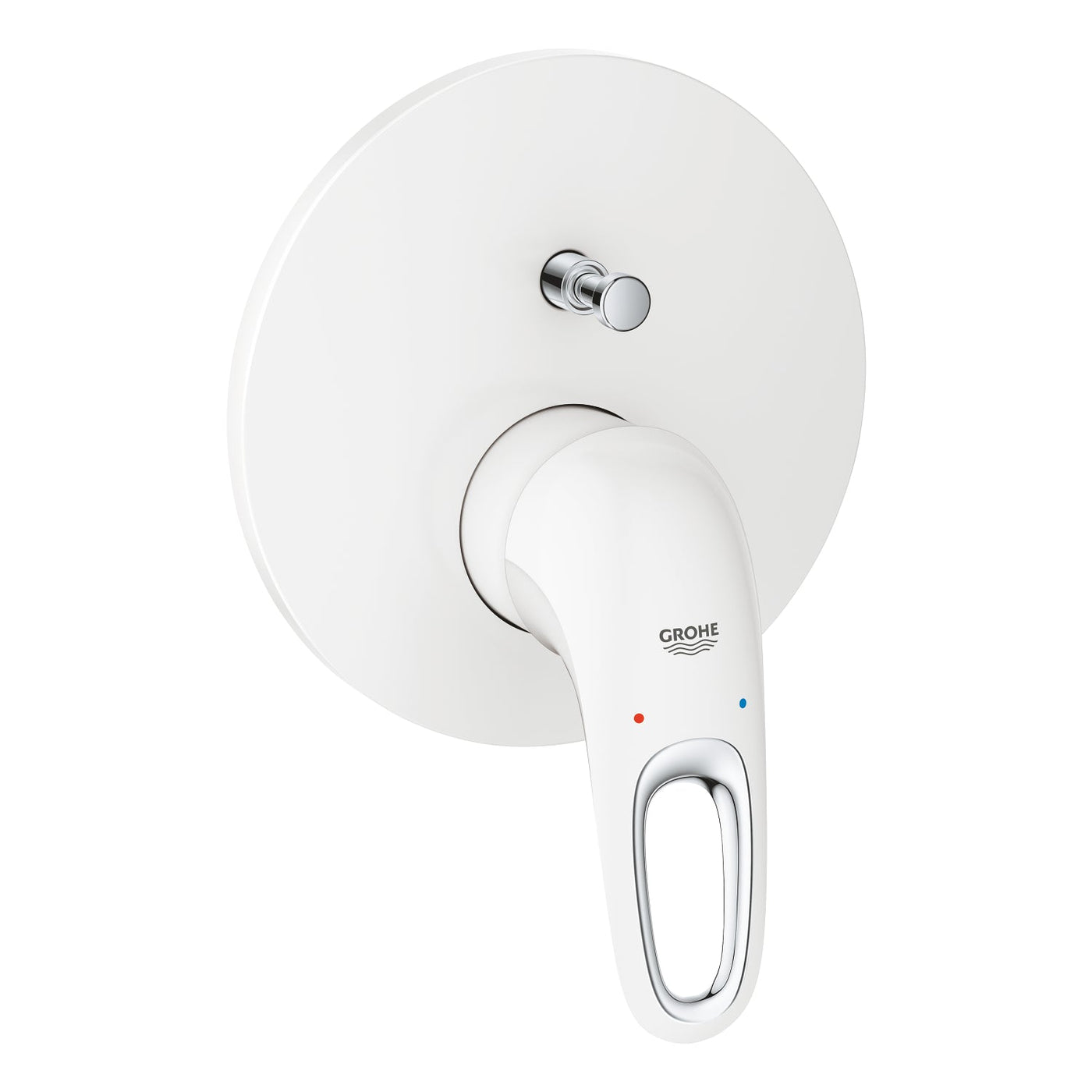 Grohe Moon White Eurostyle Single-lever mixer with 2-way diverter - Letta London - Thermostatic Showers