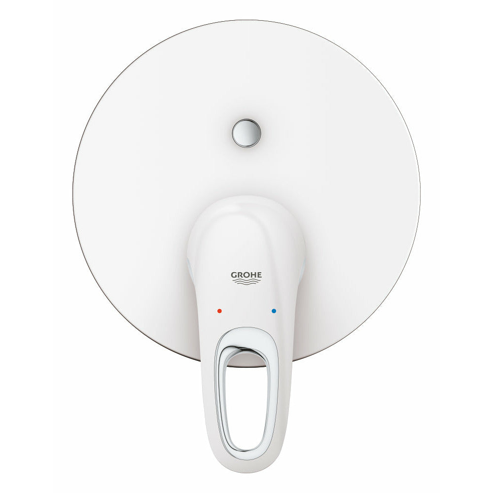 Grohe Moon White Eurostyle Single-lever mixer with 2-way diverter - Letta London - Thermostatic Showers