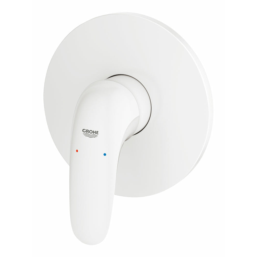 Grohe Moon White Eurostyle Single-lever shower mixer trim - Letta London - Thermostatic Showers