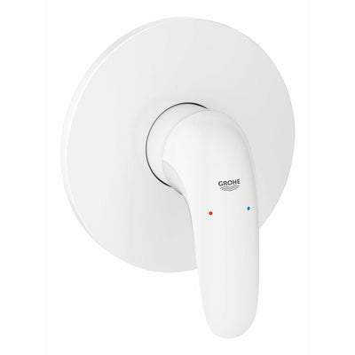 Grohe Moon White Eurostyle Single-lever shower mixer trim - Letta London - Thermostatic Showers