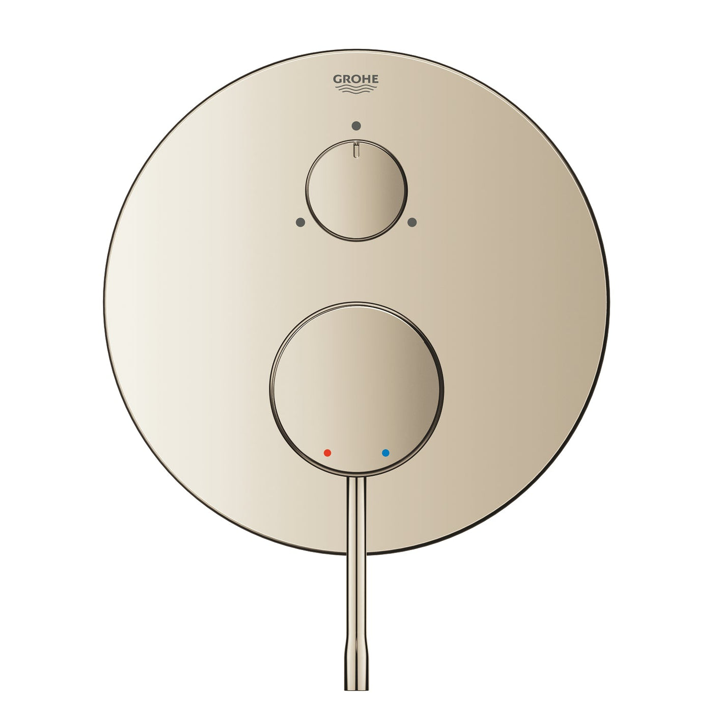 Grohe Polished Nickel Essence Single-lever mixer with 3-way diverter - Letta London - Thermostatic Showers