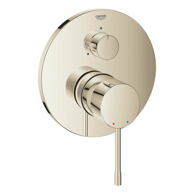 Grohe Polished Nickel Essence Single-lever mixer with 3-way diverter - Letta London - Thermostatic Showers