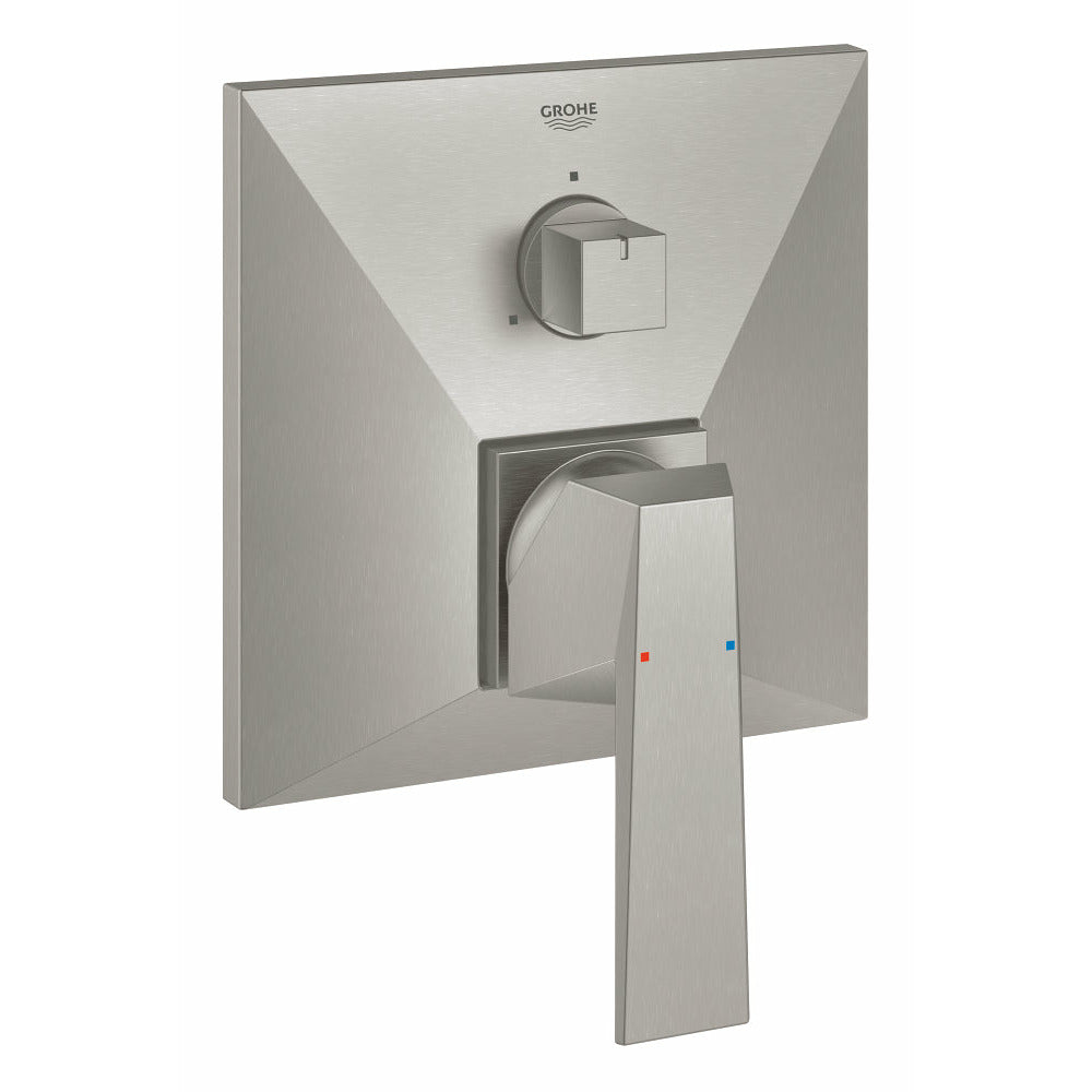 Grohe Supersteel Allure Brilliant Single-lever mixer with 3-way diverter - Letta London - Thermostatic Showers