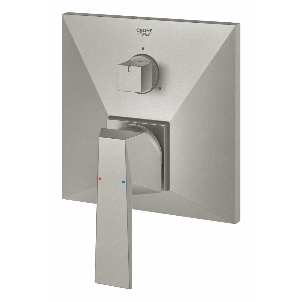 Grohe Supersteel Allure Brilliant Single-lever mixer with 3-way diverter - Letta London - Thermostatic Showers