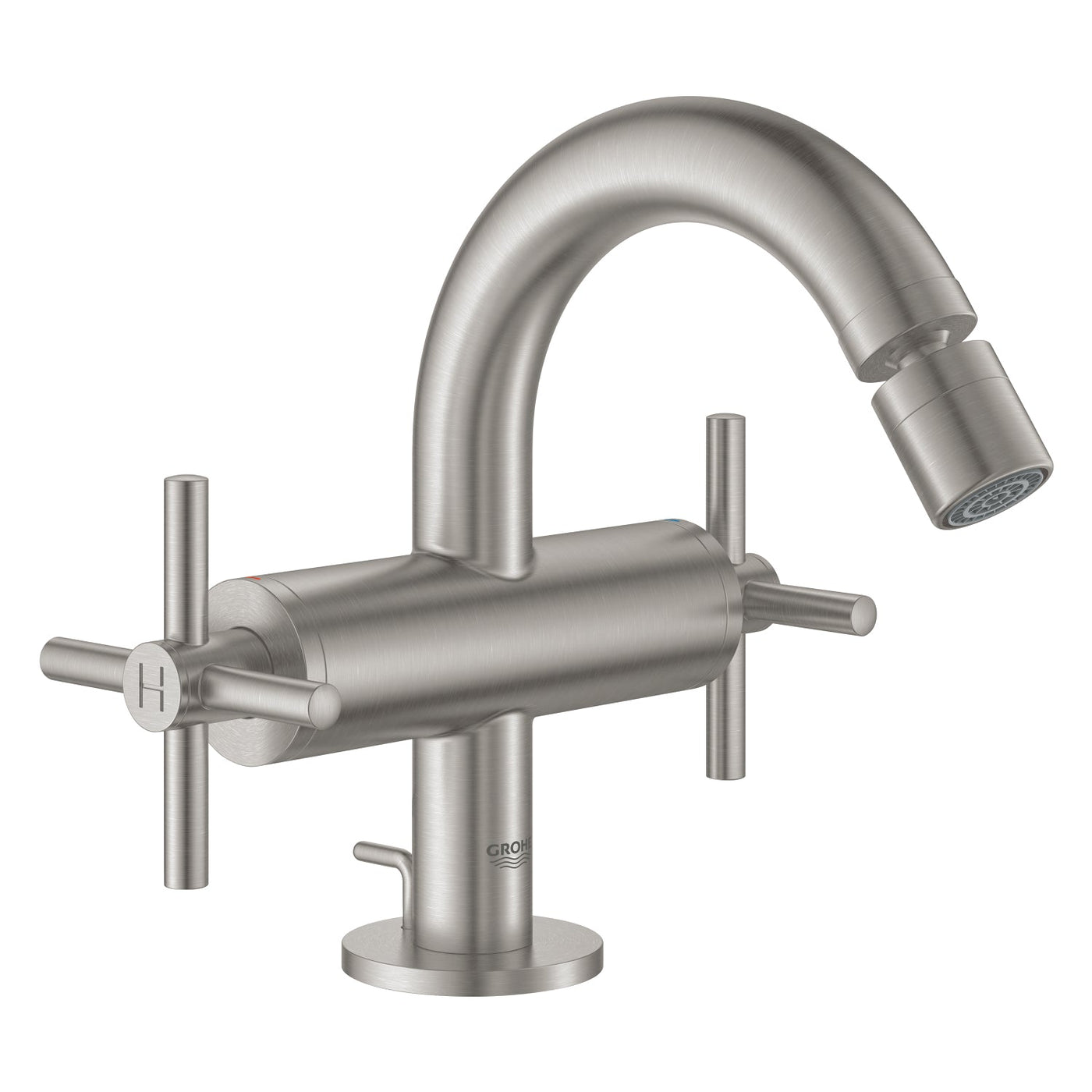 Grohe Supersteel Atrio Bidet Mixer taps 1/2" M-Size - Letta London - Bidet Taps