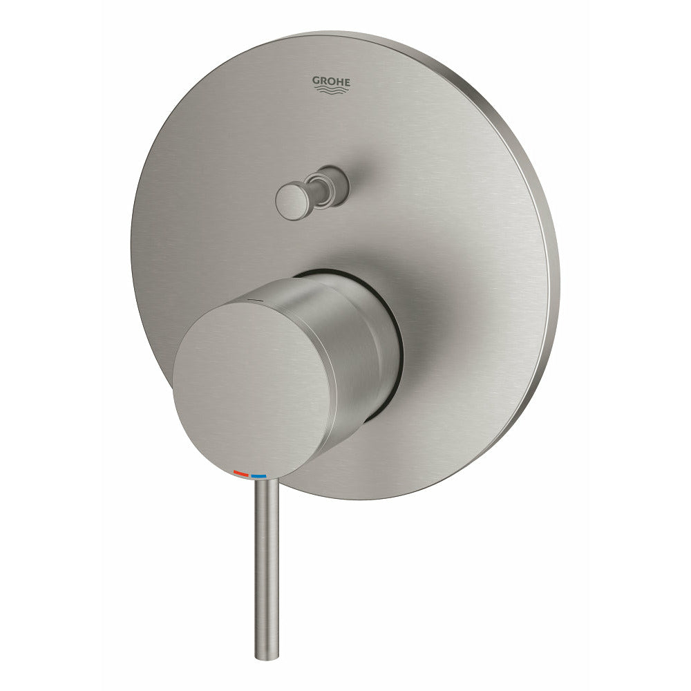 Grohe Supersteel Atrio Single-lever mixer with 2-way diverter - Letta London - Thermostatic Showers