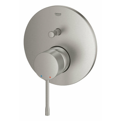 Grohe Supersteel Essence Single-lever mixer with 2-way diverter - Letta London - Thermostatic Showers