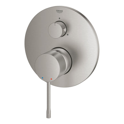 Grohe Supersteel Essence Single-lever mixer with 3-way diverter - Letta London - Thermostatic Showers