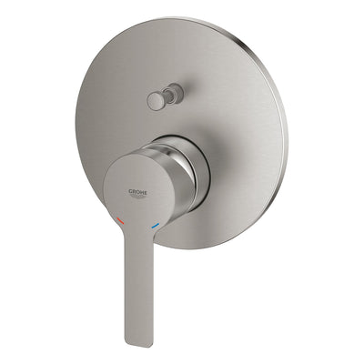 Grohe Supersteel Lineare Single-lever mixer with 2-way diverter - Letta London - Thermostatic Showers