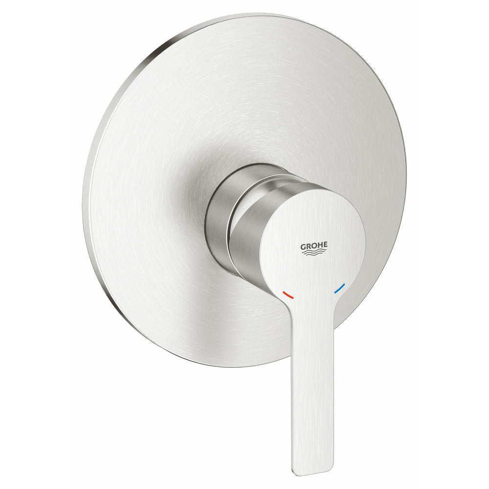 Grohe Supersteel Lineare Single-lever shower mixer trim - Letta London - Thermostatic Showers