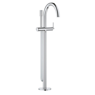 Grohe Wall Mounted Chrome Atrio Single-lever bath mixer, floor mounted - Letta London - 