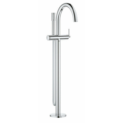 Grohe Wall Mounted Chrome Atrio Single-lever bath mixer, floor mounted - Letta London - 