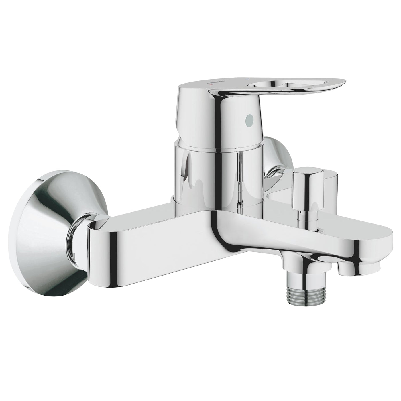 Grohe Wall Mounted Chrome BauLoop Single-lever bath/shower mixer 1/2" - Letta London - 