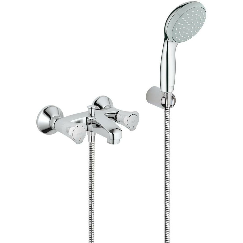 Grohe Wall Mounted Chrome Costa L Bath / shower mixer 1/2" - Letta London - 