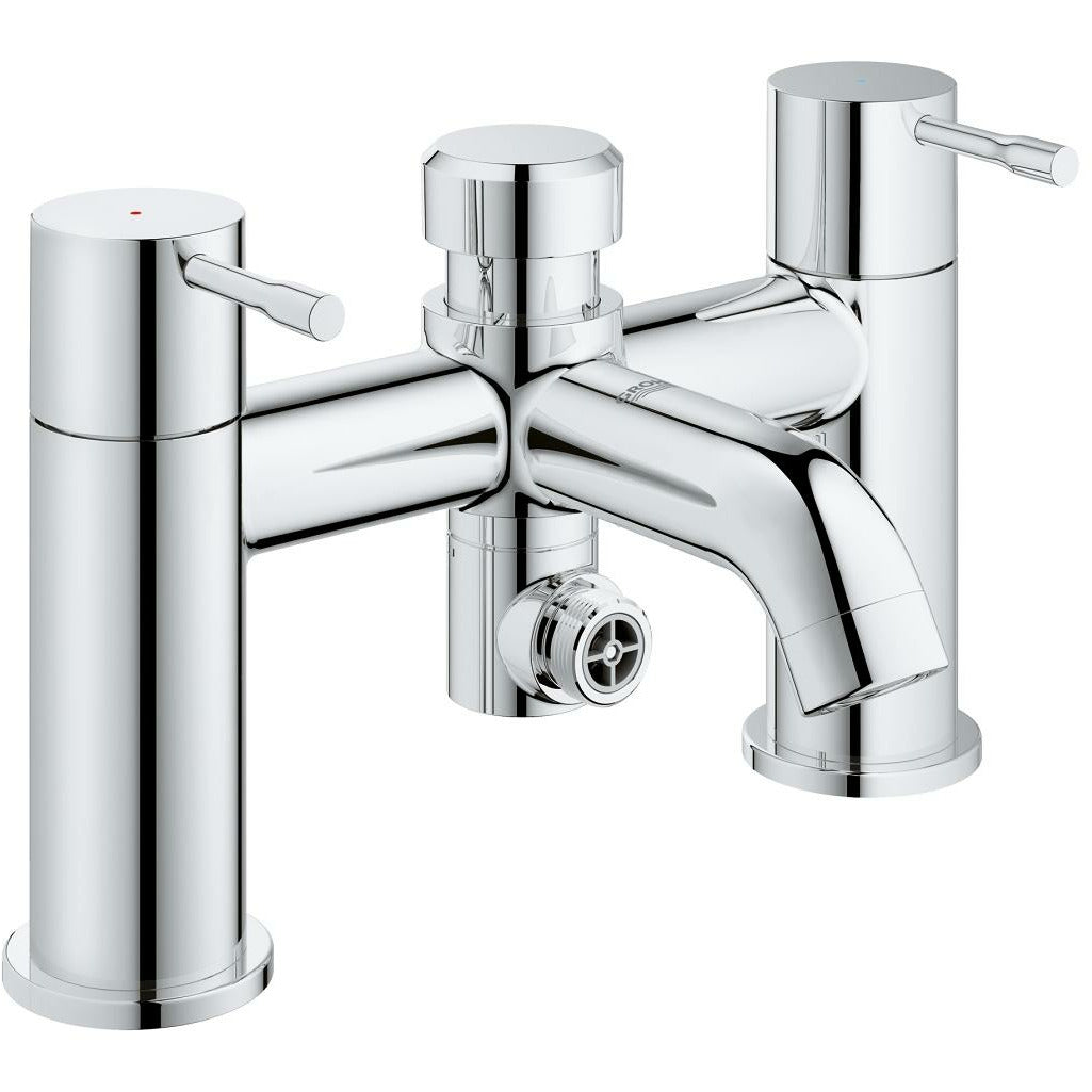 Grohe Wall Mounted Chrome Essence Bath/Shower Mixer - Letta London - 