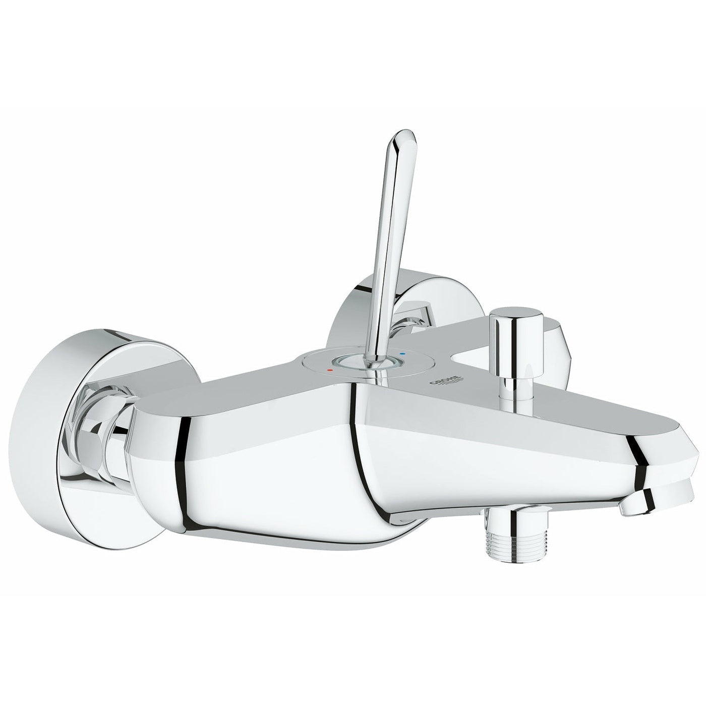 Grohe Wall Mounted Chrome Eurodisc Joy Single-lever bath/shower mixer 1/2" - Letta London - 