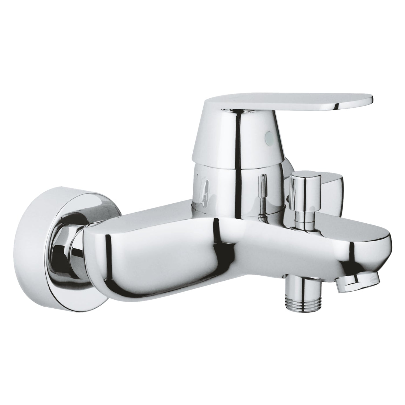 Grohe Wall Mounted Chrome Eurosmart Cosmopolitan Single-lever bath/shower mixer 1/2" - Letta London - 