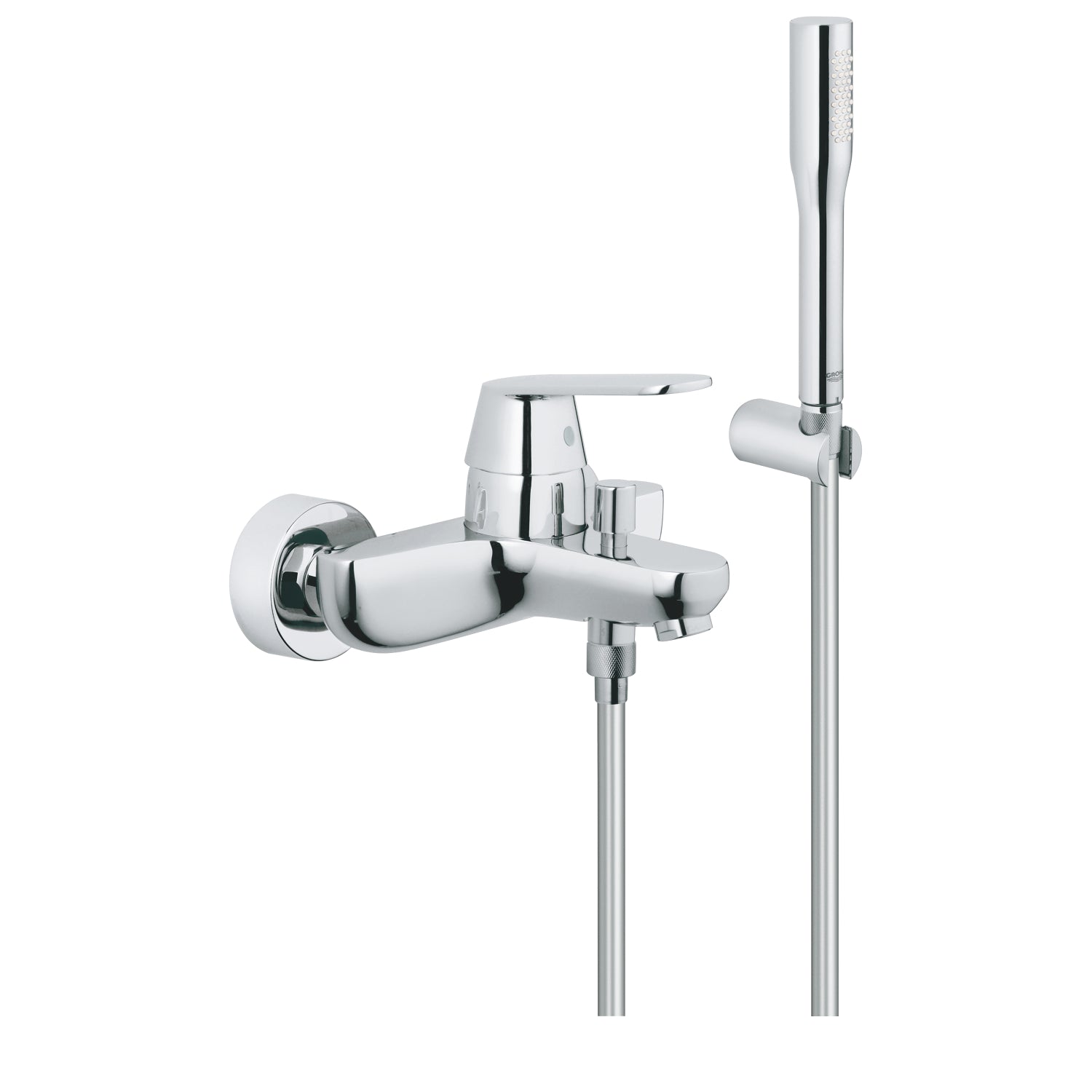 Grohe Wall Mounted Chrome Eurosmart Cosmopolitan Single-lever bath/sho ...