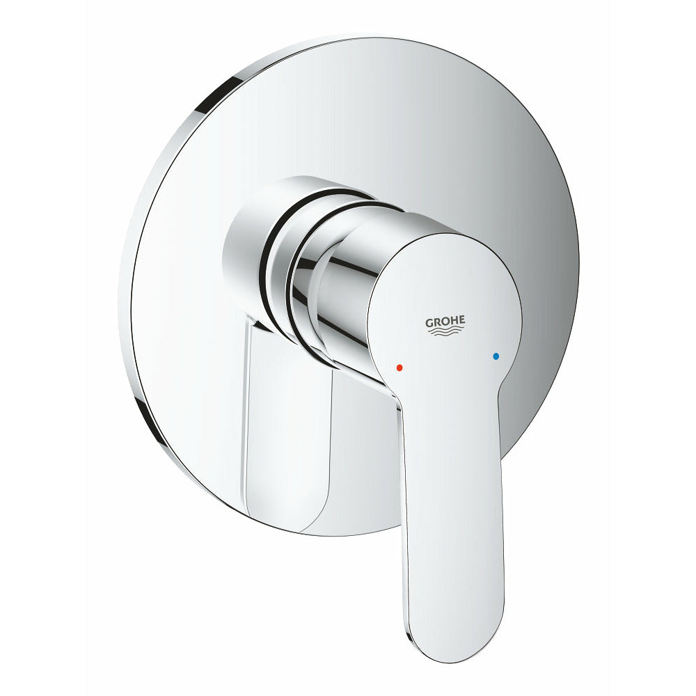 Grohe Wall Mounted Chrome Eurostyle Cosmopolitan Single-lever shower mixer trim - Letta London - 