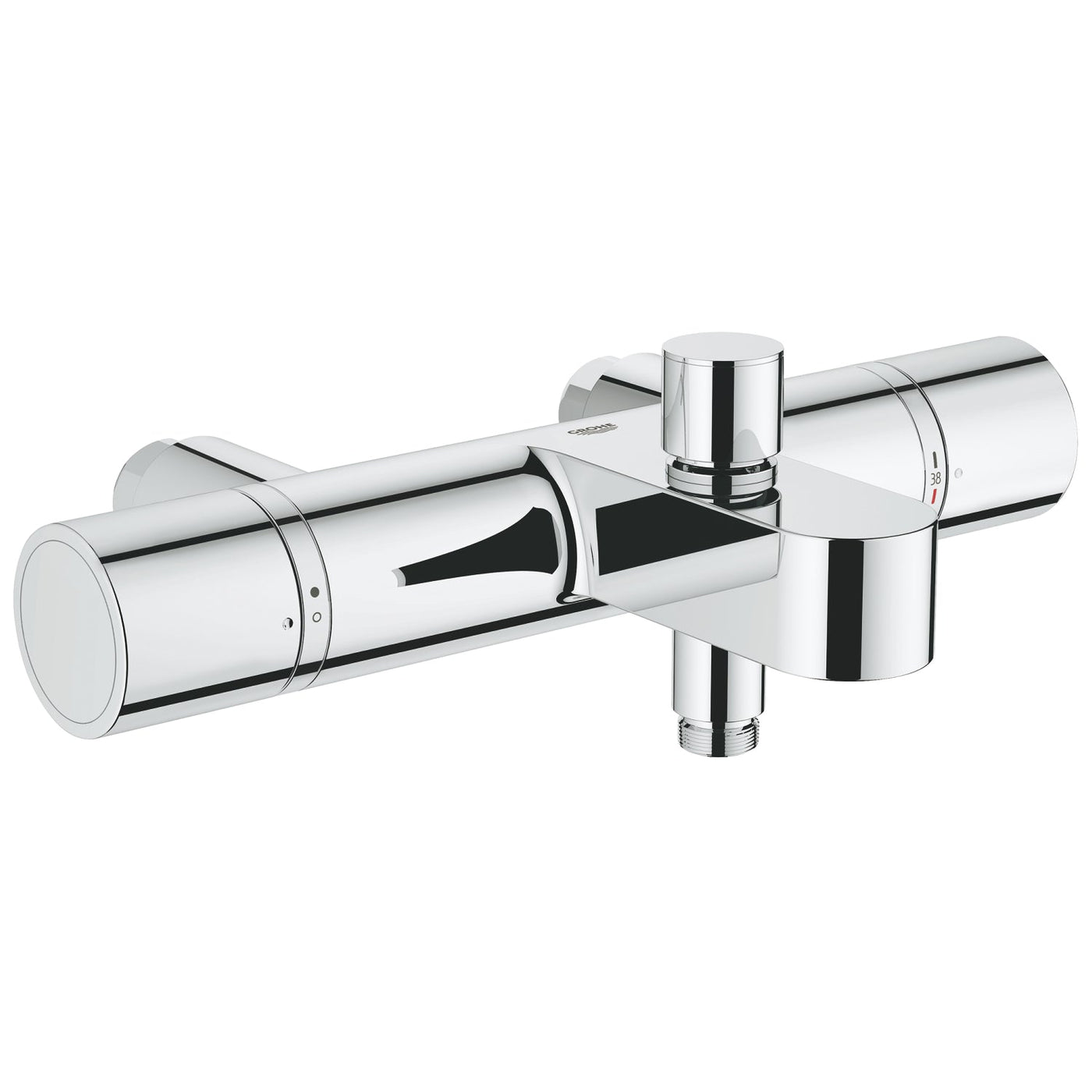Grohe Wall Mounted Chrome Grohtherm 1000 Cosmopolitan Thermostatic bath/shower mixer - Letta London - 