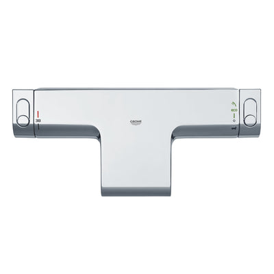 Grohe Wall Mounted Chrome Grohtherm 2000 Thermostatic bath/shower mixer 1/2" - Letta London - 