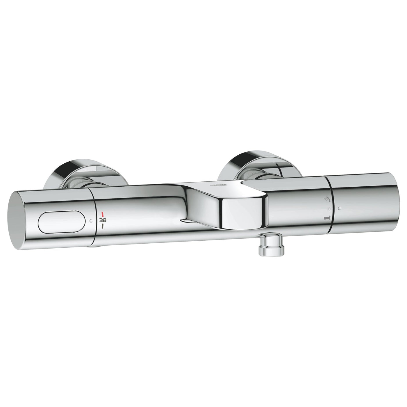 Grohe Wall Mounted Chrome Grohtherm 3000 Cosmopolitan Thermostatic bath/shower mixer 1/2" - Letta London - 