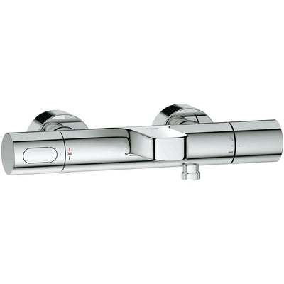 Grohe Wall Mounted Chrome Grohtherm 3000 Cosmopolitan Thermostatic bath/shower mixer 1/2" - Letta London - 