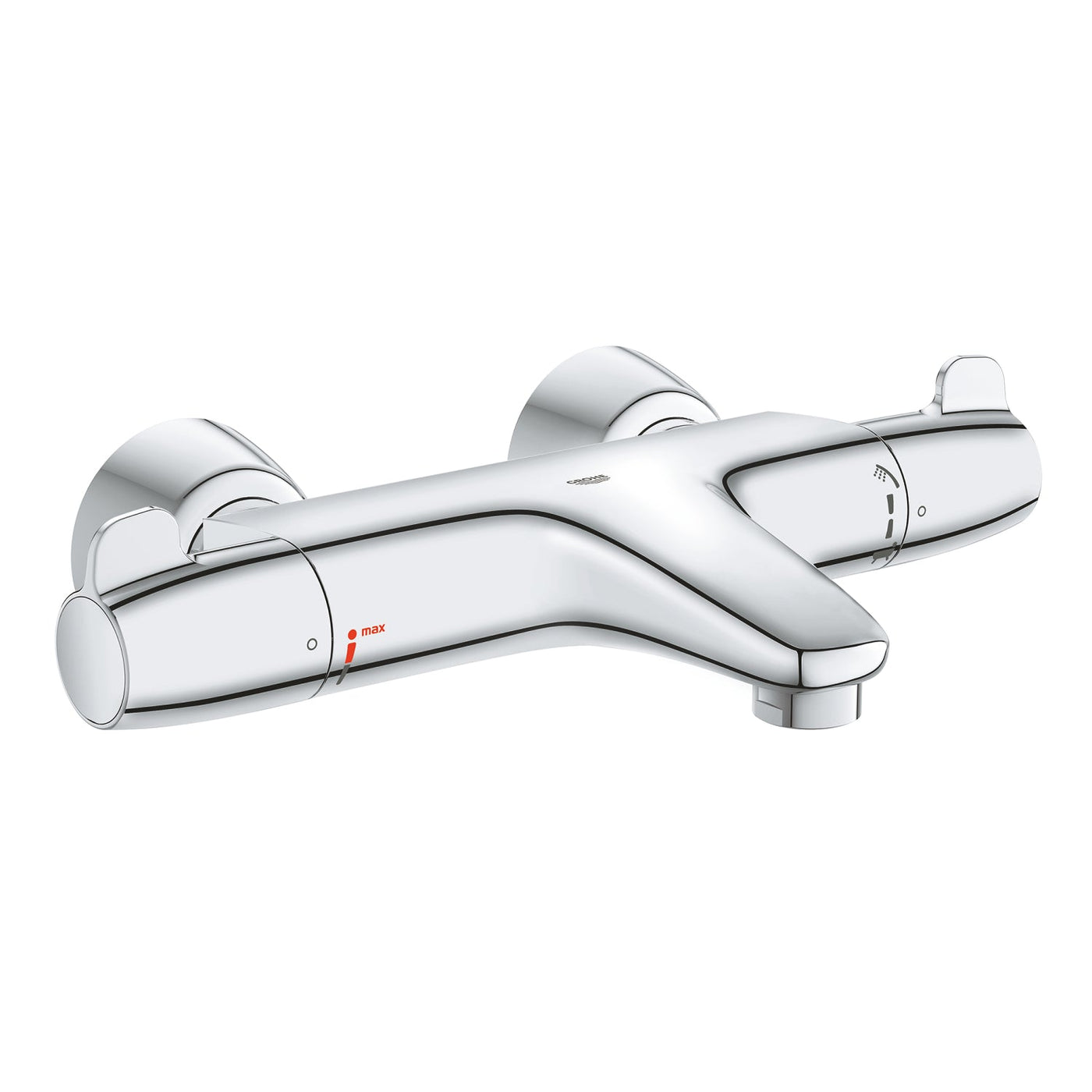 Grohe Wall Mounted Chrome Grohtherm Special Thermostatic bath/shower mixer 1/2" - Letta London - 