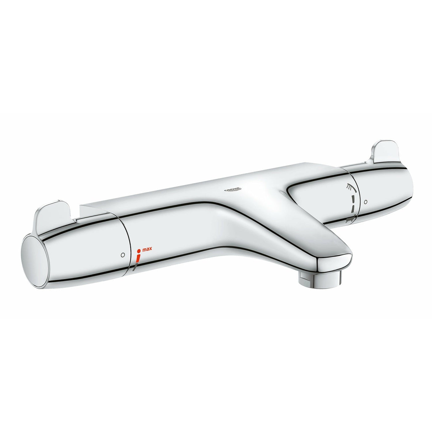 Grohe Wall Mounted Chrome Grohtherm Special Thermostatic bath/shower mixer 1/2" - Letta London - 