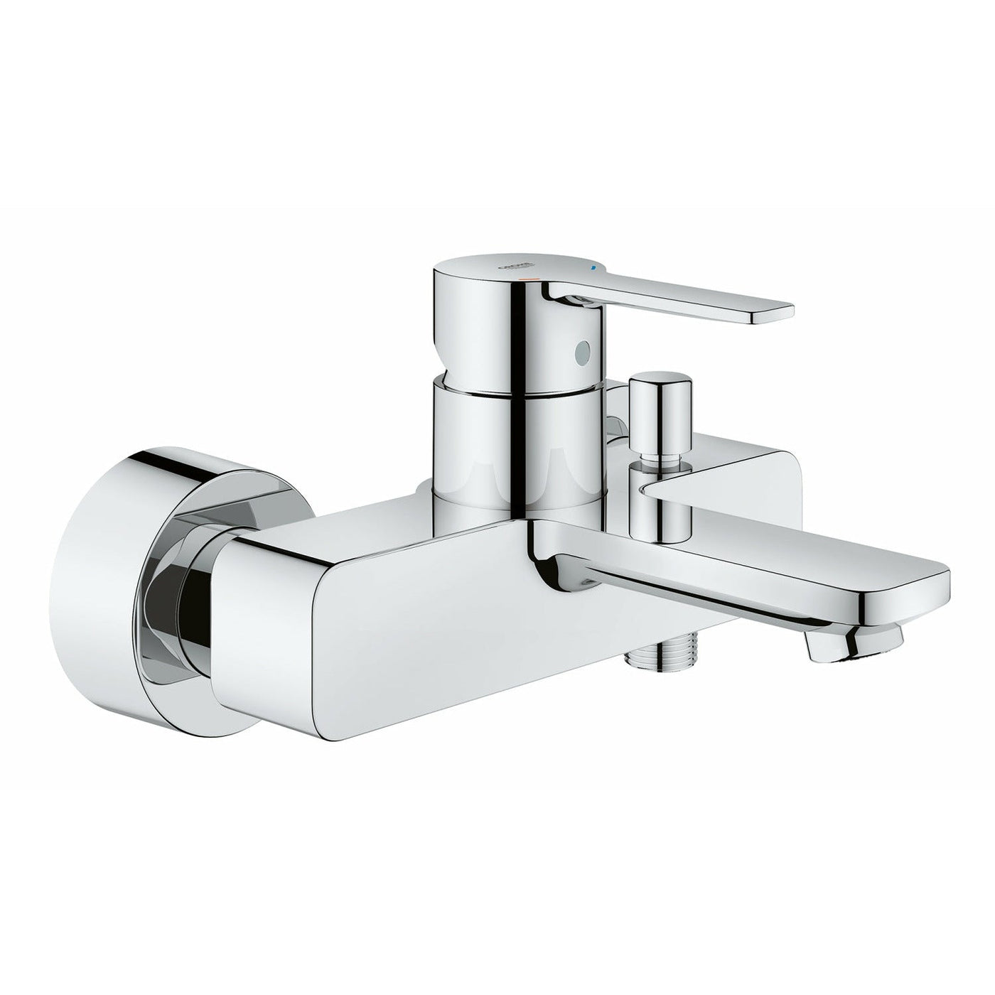 Grohe Wall Mounted Chrome Lineare Single-lever bath/shower mixer 1/2" - Letta London - 