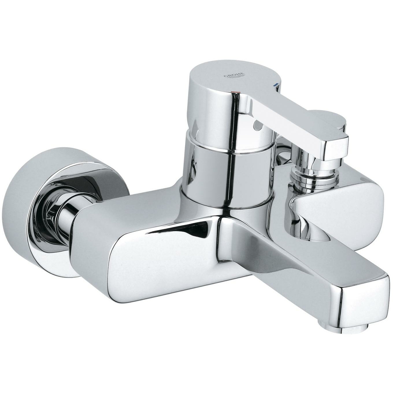 Grohe Wall Mounted Chrome Lineare Single-lever bath/shower mixer 1/2" - Letta London - 