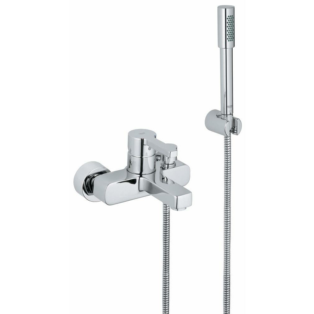 Grohe Wall Mounted Chrome Lineare Single-lever bath/shower mixer 1/2" - Letta London - 