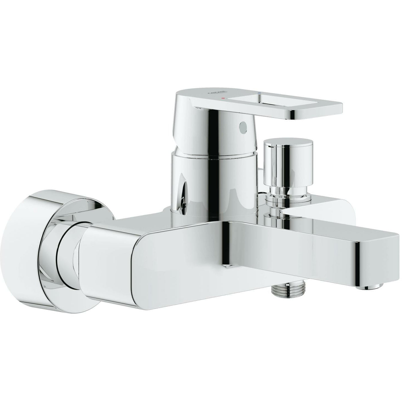 Grohe Wall Mounted Chrome Quadra Single-lever bath/shower mixer 1/2" - Letta London - 