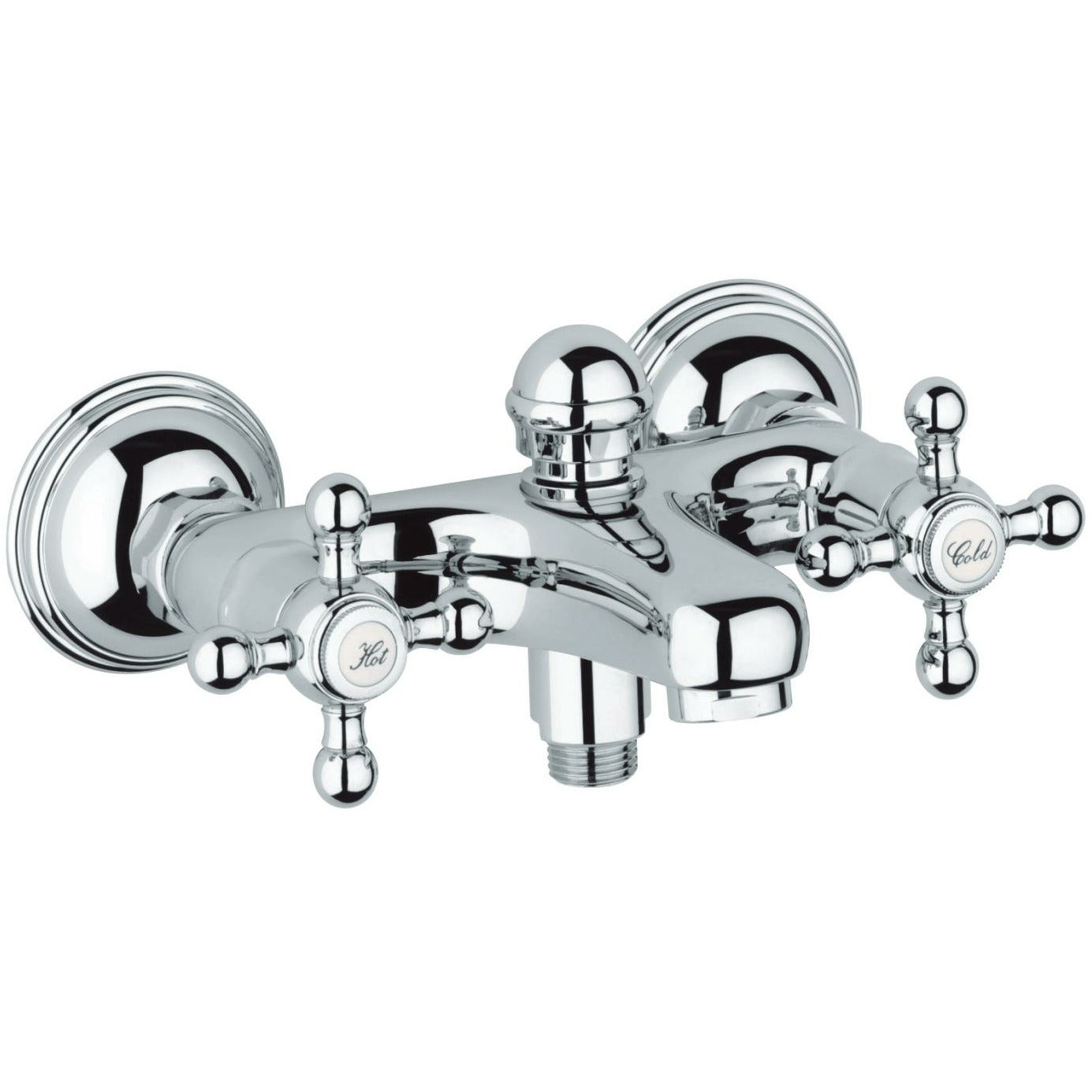 Grohe Wall Mounted Chrome Sinfonia Bath / shower mixer 1/2" - Letta London - 