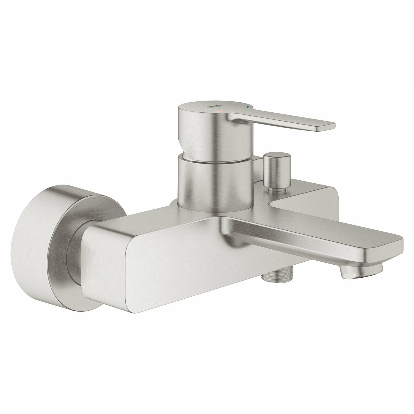 Grohe Wall Mounted Supersteel Lineare Single-lever bath/shower mixer 1/2" - Letta London - 