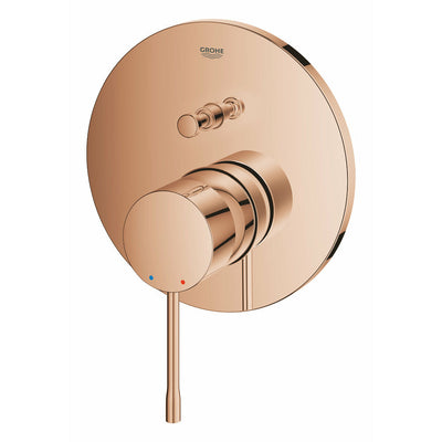 Grohe Warm Sunset Essence Single-lever mixer with 2-way diverter - Letta London - Thermostatic Showers