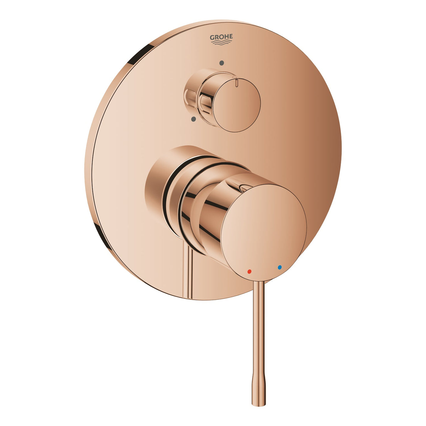 Grohe Warm Sunset Essence Single-lever mixer with 3-way diverter - Letta London - Thermostatic Showers