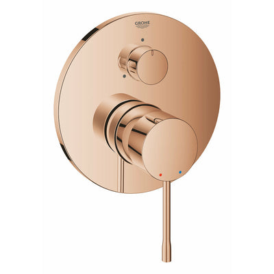 Grohe Warm Sunset Essence Single-lever mixer with 3-way diverter - Letta London - Thermostatic Showers