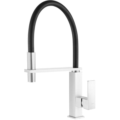 Kitchen mixer Tap with swivel spout and extendable hand shower - Letta London - 