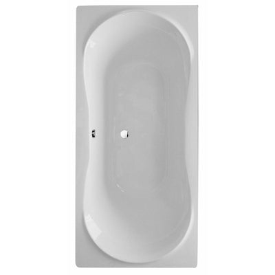 Large Double-Ended Straight Bath 1800 x 800mm - Comet - Letta London - 