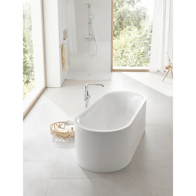 Large Freestanding Oval Bath 1800 x 800mm - Grohe | Essence - Letta London - Freestanding Bath