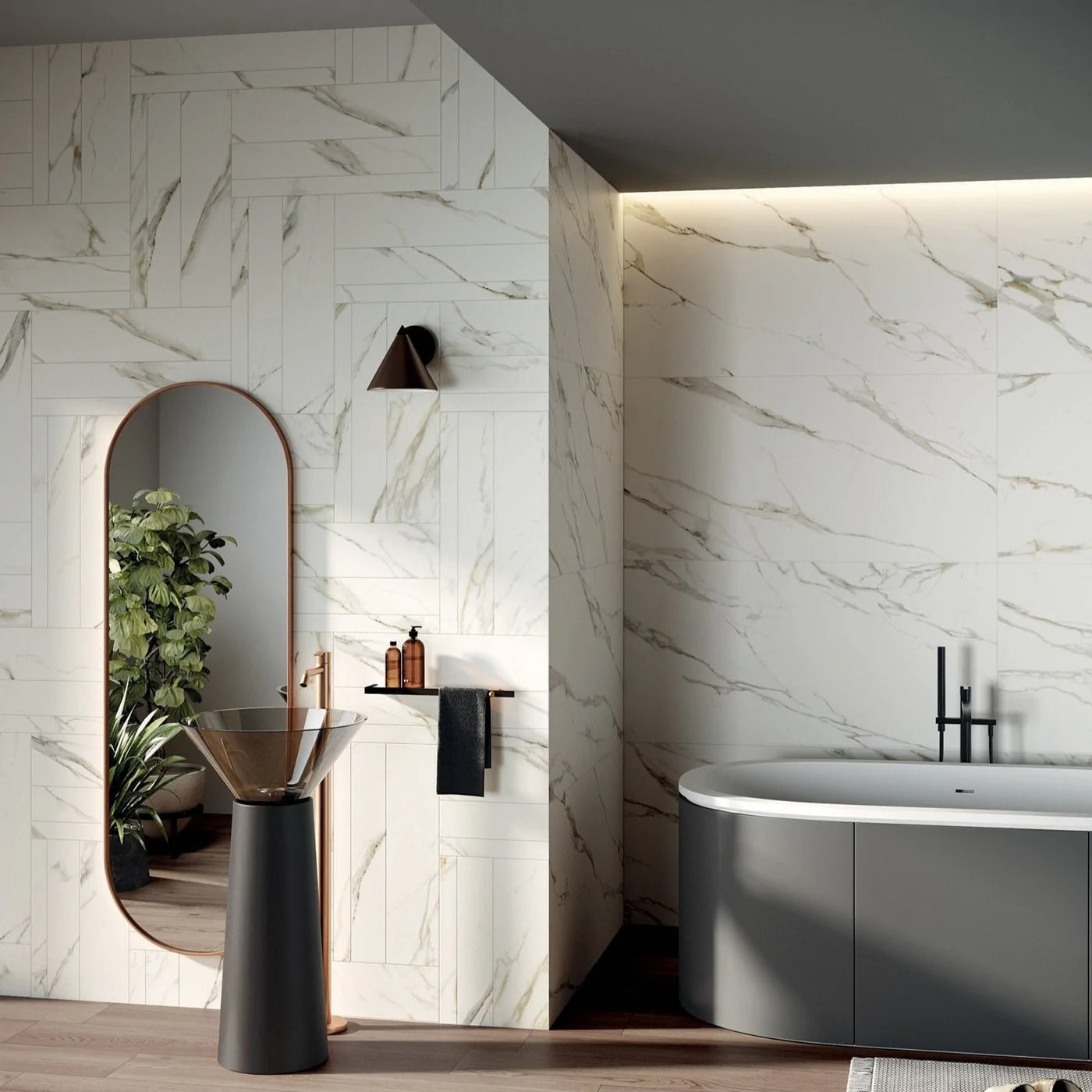 Sensi Calacatta Michelangelo Tile - Letta London - 